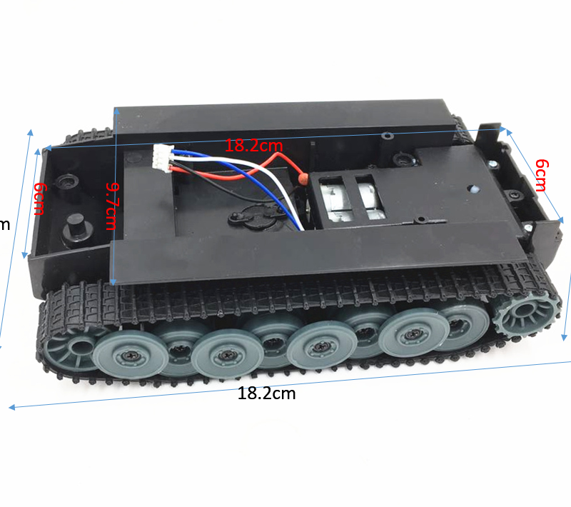 德国虎式坦克机器人底盘 1:32  智能小车 for Arduino 单片机SN900