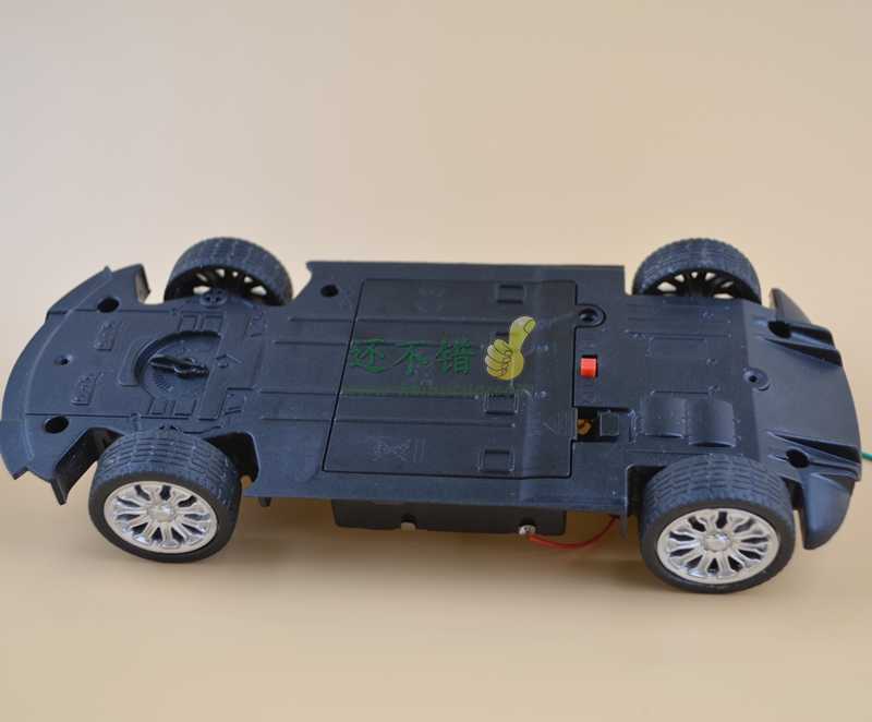 遥控车赛车玩具汽车男孩玩具漂移遥控车底盘 转向 自带玩具马达