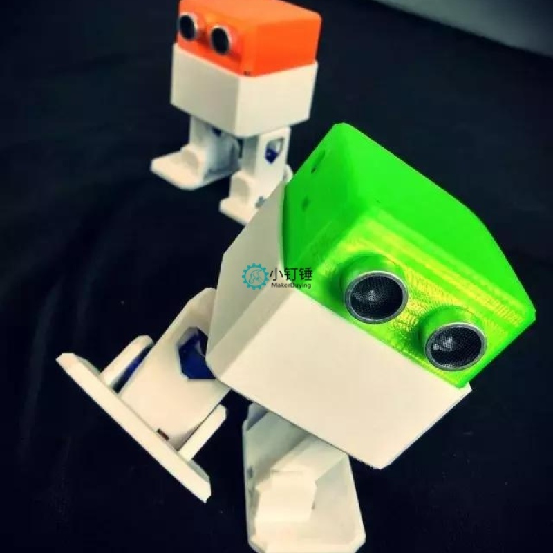 OTTO 标准版机器人 创客 开源 双足人形 arduino 单片机 避障3D打印跳舞