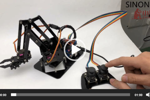 视频：SNAM2000 4自由度手柄机械臂视频演示arduino