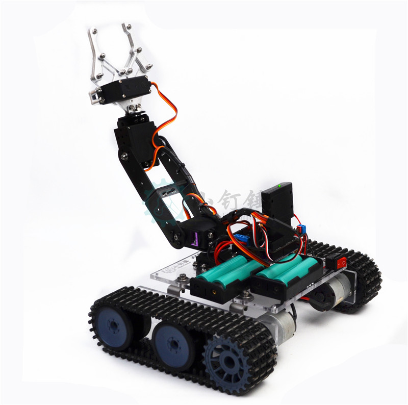 遥控机器人arduino亚克力坦克机械臂 DIY 智能拼装套件