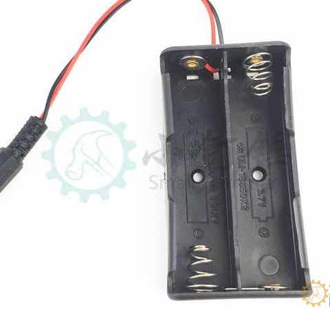 BB1 Arduino UNO 供电接口 18650电池盒 2节电池盒18650电池盒带线DC