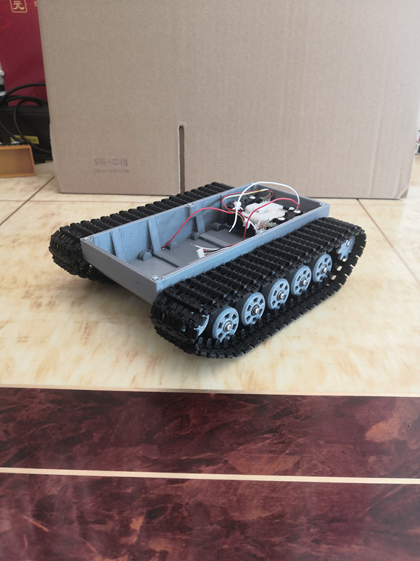履带底盘坦克智能diy攀爬小车机器人玩具升级配件3D打印电动遥控