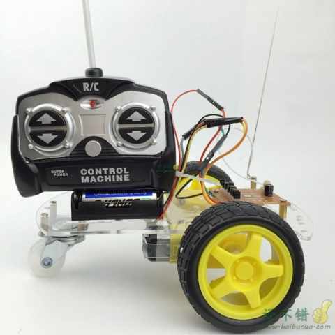 拼装四通道遥控机器人小车DIY套件 电子积木 模型 SNP86