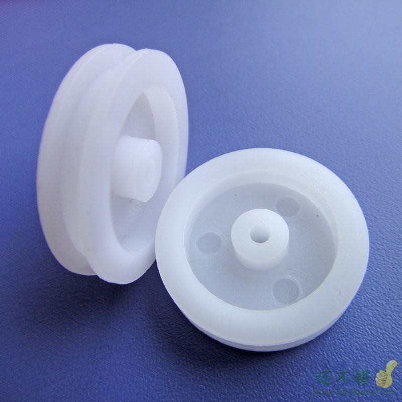 20*4*1.9 塑料皮带轮 小滑轮 模型车轮 滑轮配件 科技小制作材料