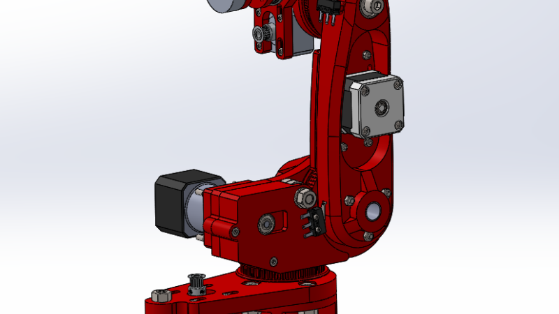 arduino 6轴机械臂 3D打印有代码 有控制软件上位机