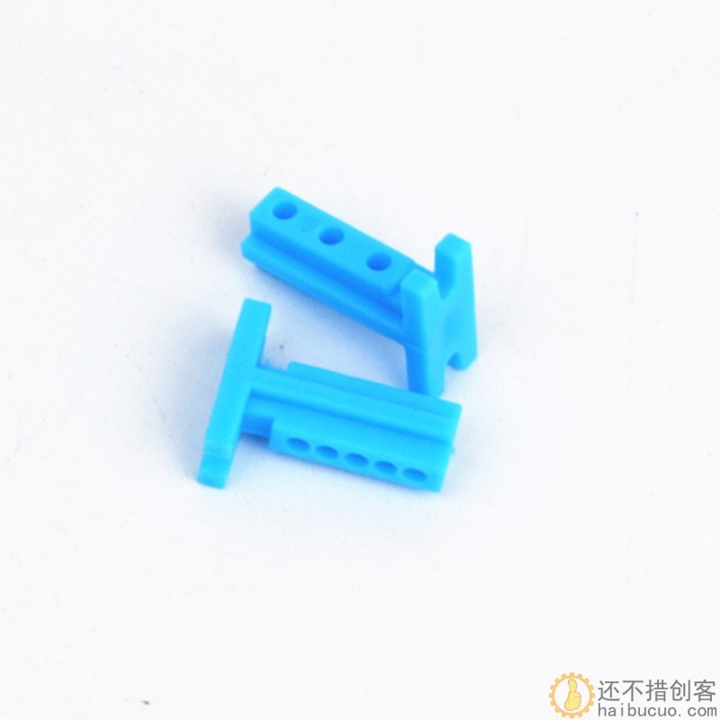 JG772015黄/蓝 脚杆码杆爪杆 塑料杆 塑料条DIY配件 科技积木零件