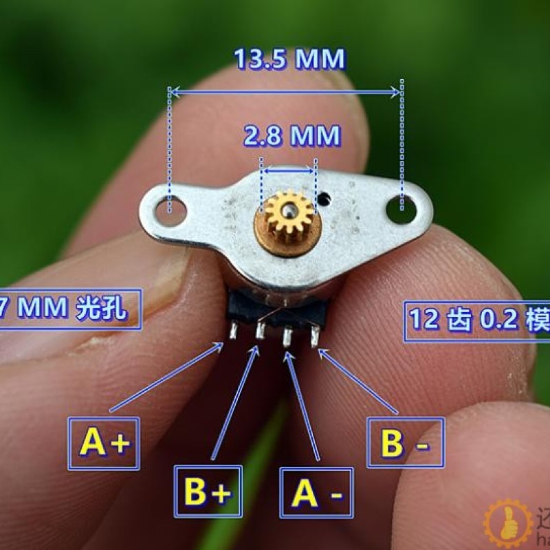 [进口] 日本三协 8MM 微型步进电机 二相四线 相机镜头 控制电机