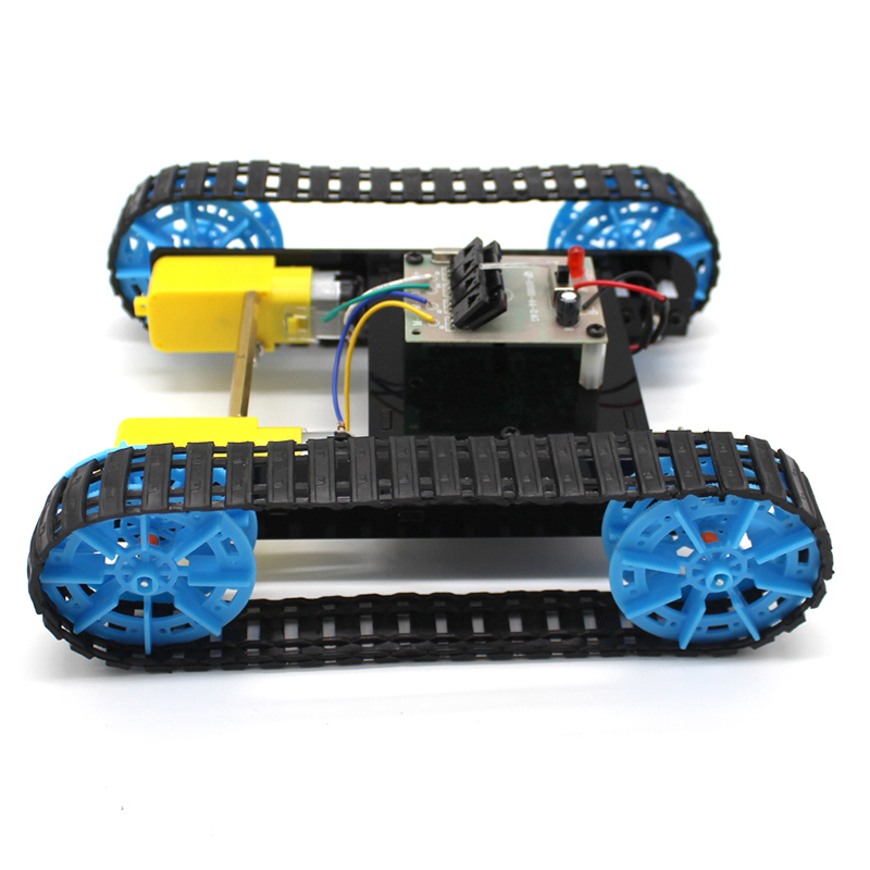 DIY坦克车体 中小学生手工科技小制作 遥控坦克模型玩具小车套件