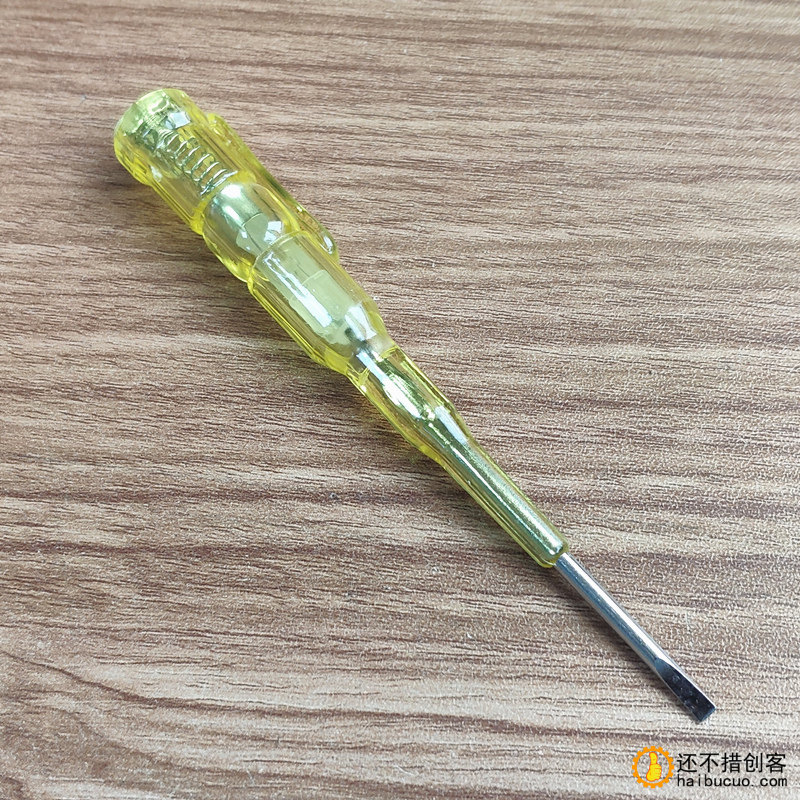 单用测电笔厂家试电笔双用钢批测电笔电子试电笔12cm长