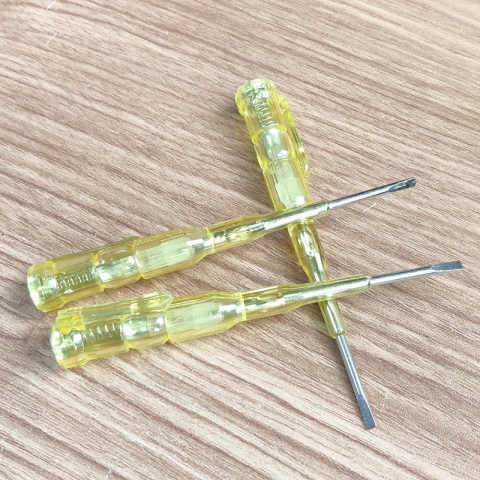 单用测电笔厂家试电笔双用钢批测电笔电子试电笔12cm长