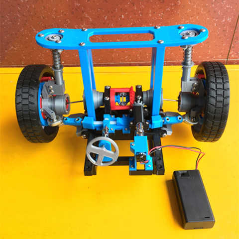 汽车转向差速器麦弗逊减震球笼式半轴等机械结构模型教具3D打印