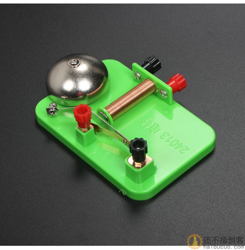 电铃实验初中物理实验器材小学趣味科学教学仪器电磁铁继电器
