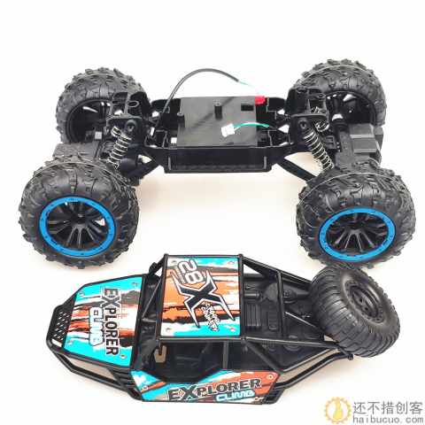 电动合金攀爬车模型攀岩越野汽车1:18底盘DIY配件SNC404