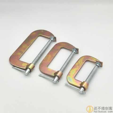 C型快速紧固木工夹子 固定夹具 G型木工夹 摇杆夹T67