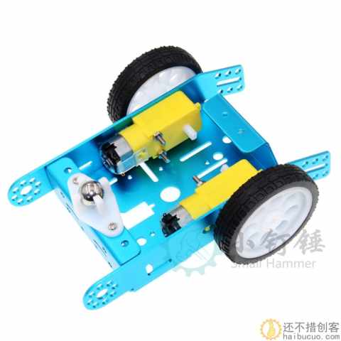 新款 拼装铝合金小车 机器人小车 智能小车底盘合金底盘 DIY SNC310
