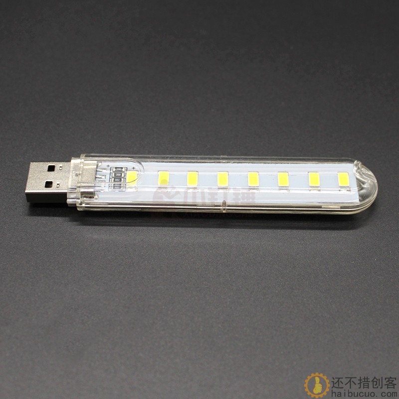 高亮度长条USB夜灯 DIY趣味电路制作笔记本灯 5v 发光夜灯模块SN362