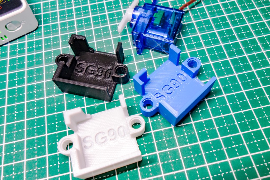 Lego compatible simple SG90 servo motor bracket 乐高sg90联轴器