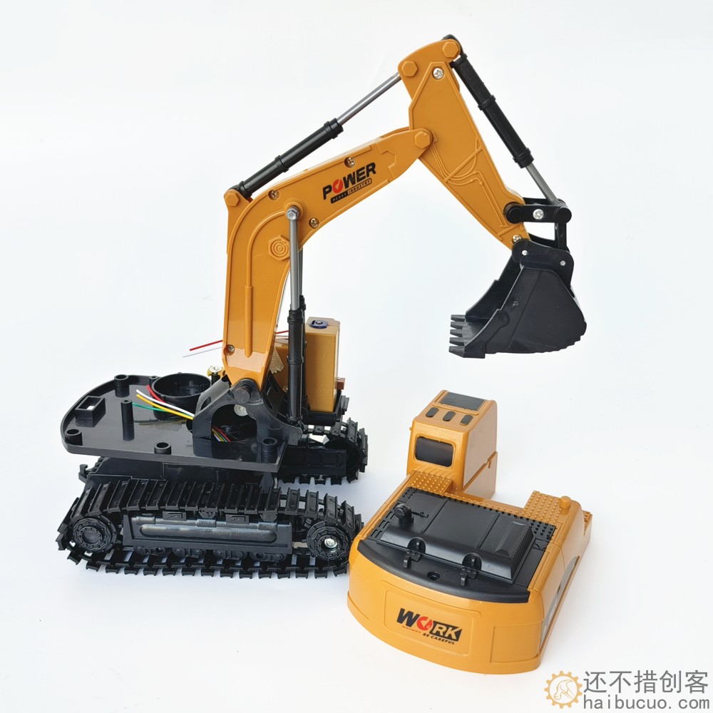 挖掘机模型 底盘 履带车 挖掘机  机器人底盘 智能小车 DIY配件SN11012