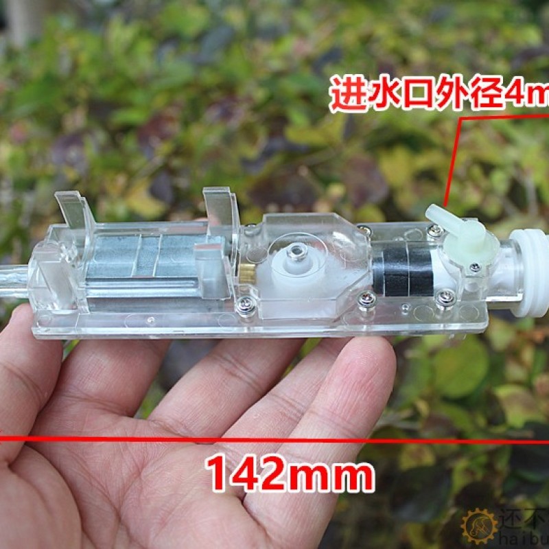 洗牙泵机芯 直流高压水泵 透明喷射泵 活塞泵DC3.7V 8W HBCP128