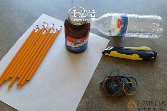 如何制作一个投石机？用几根铅笔