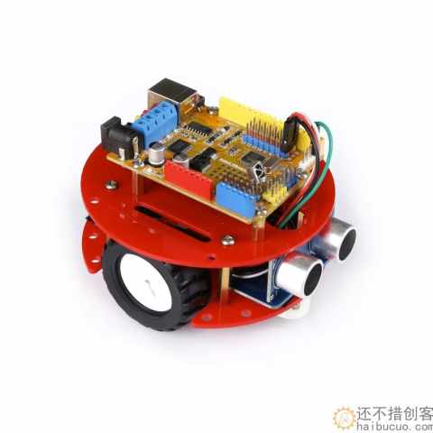 For Arduino小车智能DIY套件避障红外遥控车DIY创客机器人SNAR80