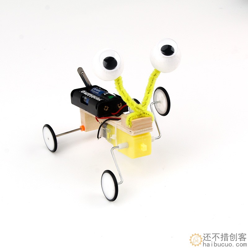 科技小制作 电动爬虫机器人儿童礼物小学生DIY创意手工stem材料包SNP128