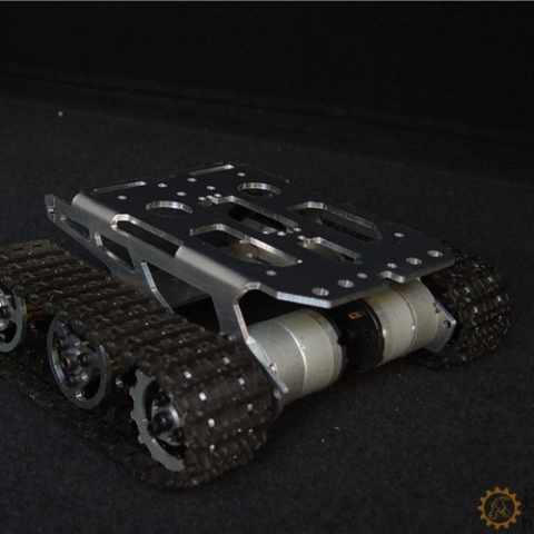 坦克底盘 智能小车 履带底盘 履带车 坦克车 坦克机器人 金属电机SN2400