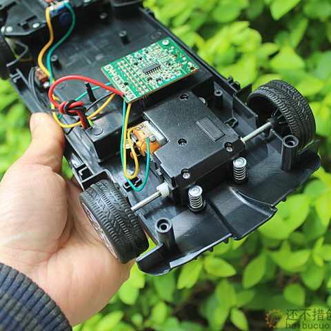 带转向电机和动力电机小车底盘玩具车DIY配件 SN1279