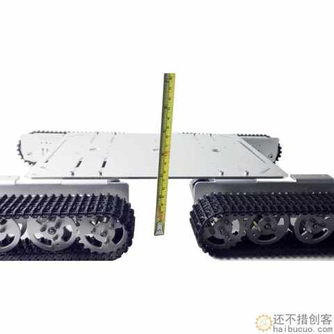 金属坦克底盘T600 4驱大载重金属坦克底盘 4WD履带式机器人模型SN11016