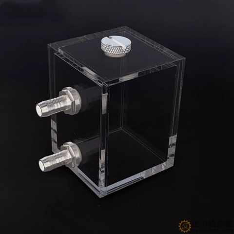 电脑水冷水箱 全透明水箱 迷你小水箱 DIY电脑水冷小水箱 水箱SN1301