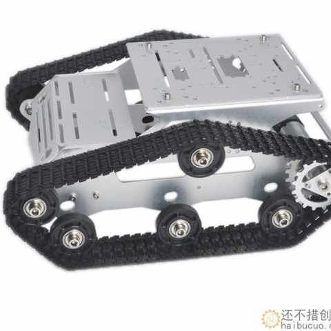 新品YP100坦克底盘履带金属机器人智能小车越野开发平台SN11018