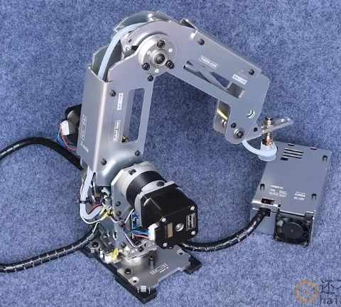 步进电机机械臂 全金属机械手臂 工业机器人模型 多轴机器人22CSNAM9600