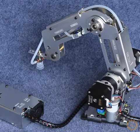 步进电机机械臂 全金属机械手臂 工业机器人模型 多轴机器人22CSNAM9600