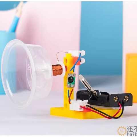 小学幼儿科学小实验科技小制作创客STEM教育声音的形成自制小喇叭SNP144