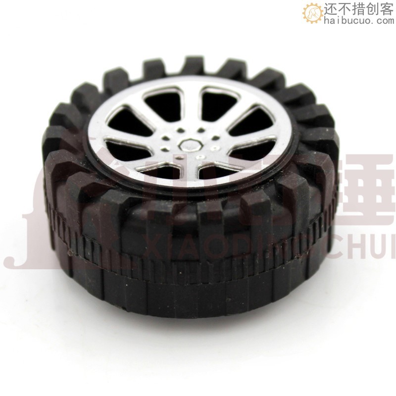 B38 2*42mm塑料车轮 玩具车轮 小车轮 小飞轮 模型制作配件