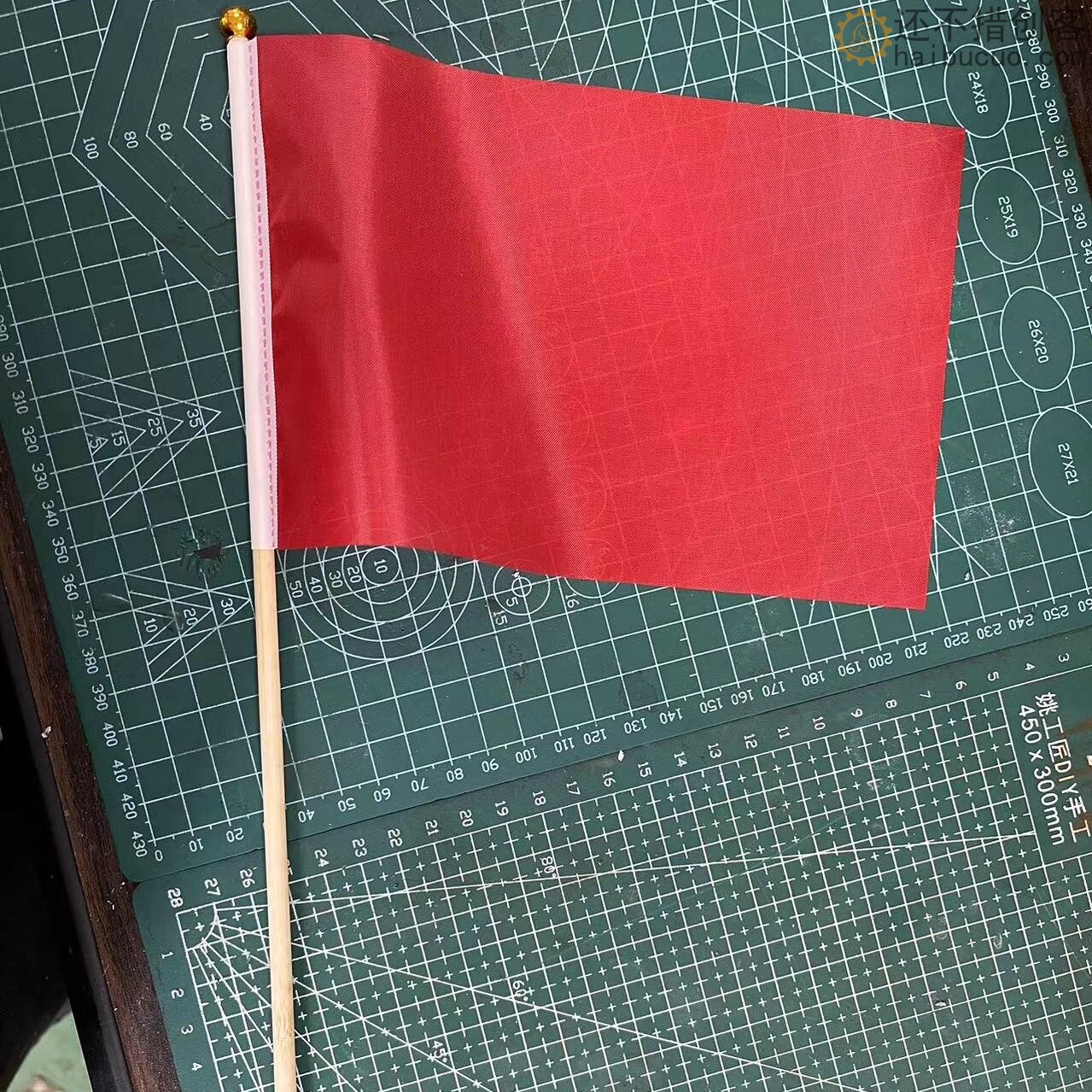 小红旗8号 木杆 旗杆 红旗 SN1339 8号红旗30cm木杆14*21cm 610201 | 创造迷商城-还不错创客